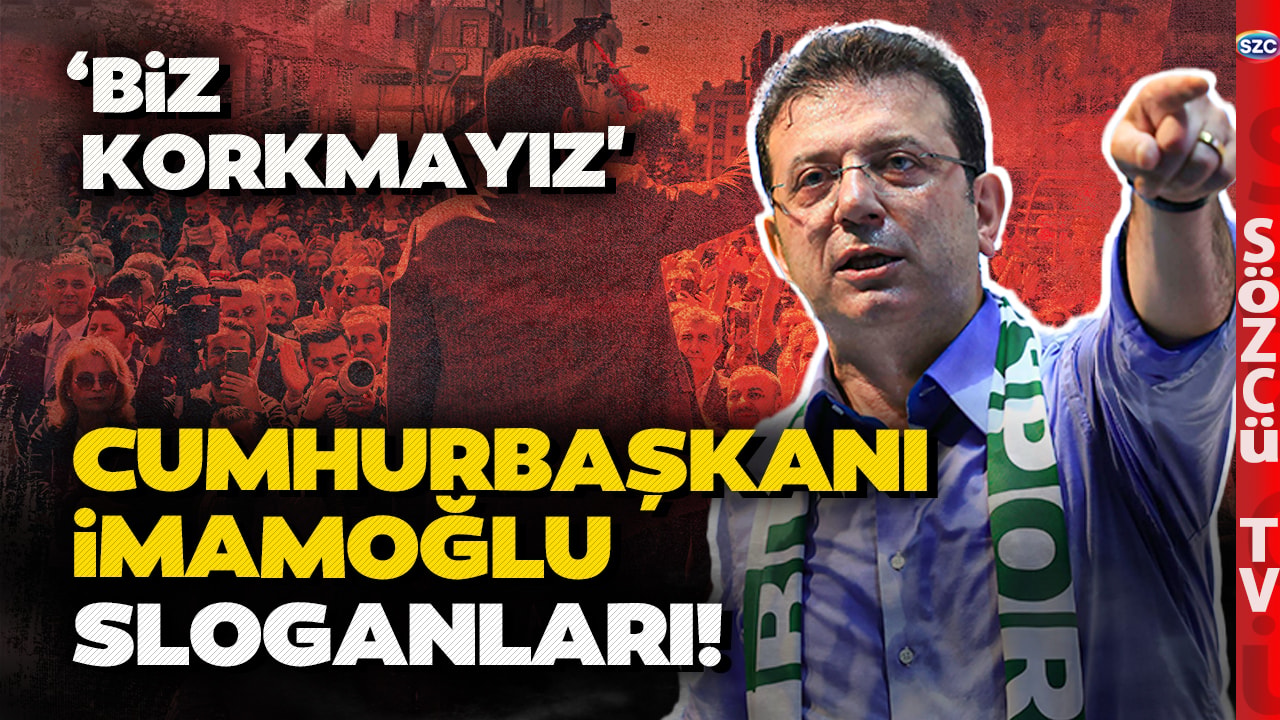 Ekrem İmamoğlu 'Saçımın Teli Titremiyor' Dedi Meydanda Alkış Tufanı Koptu!