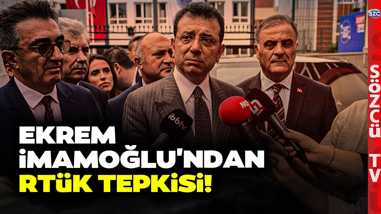 Ekrem İmamoğlu'ndan RTÜK Cezalarına Tepki! 'Adalet İçin Sonsuz Mücadele Gücümüzle...'