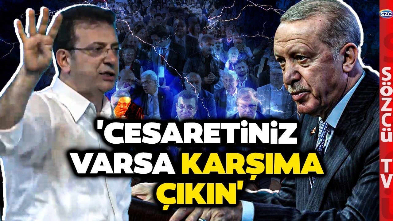 'Evine Gideceksin!' İmamoğlu Rabia İşareti Yaptı Erdoğan'ı Tiye Aldı! Sandığı İşaret Etti