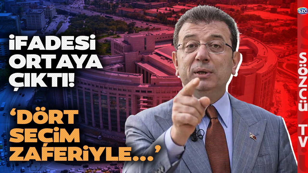 Ekrem İmamoğlu'nun Diploma Soruşturmasındaki İfadesi Ortaya Çıktı! 'Dört Seçim Zaferiyle...'
