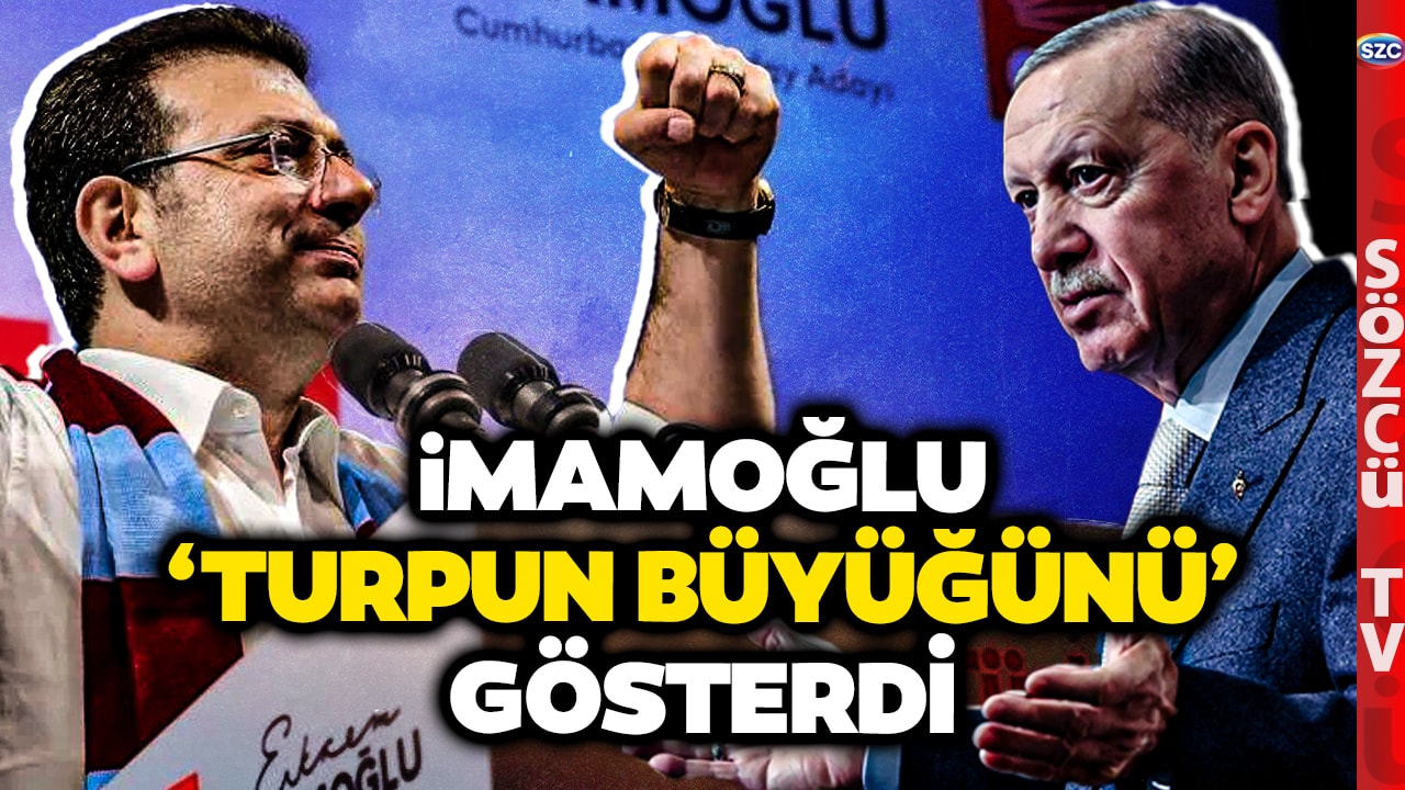 İmamoğlu Trabzon'u Yıktı Geçti! Erdoğan'a Kürsüden Ateş Püskürdü Demediğini Bırakmadı