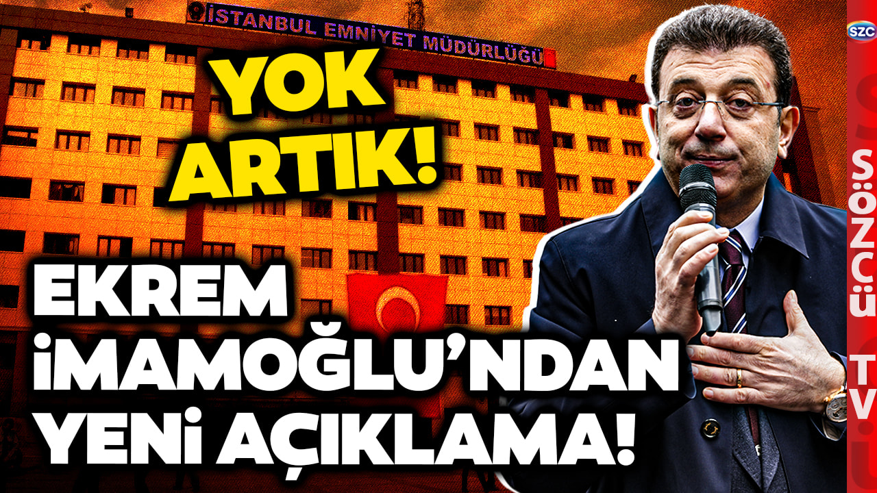 Gözaltındaki Ekrem İmamoğlu'na Kreş Soruşturması! 'Kreş Suçunu İşlemeye Devam Edeceğiz'