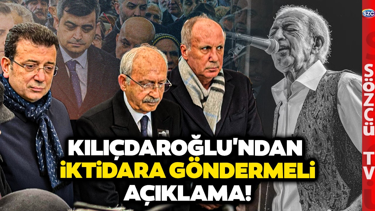 İmamoğlu, Kılıçdaroğlu ve Muharrem İnce Yan Yana! Edip Akbayram'ı Beraber Uğurladılar
