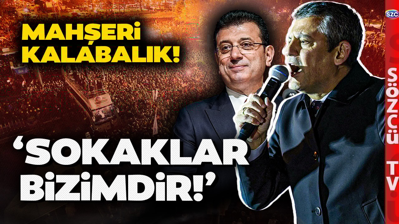 Saraçhane'de Mahşeri Kalabalık! On Binler Ekrem İmamoğlu İçin Haykırdı! 'ASLA YILMAYACAĞIZ'