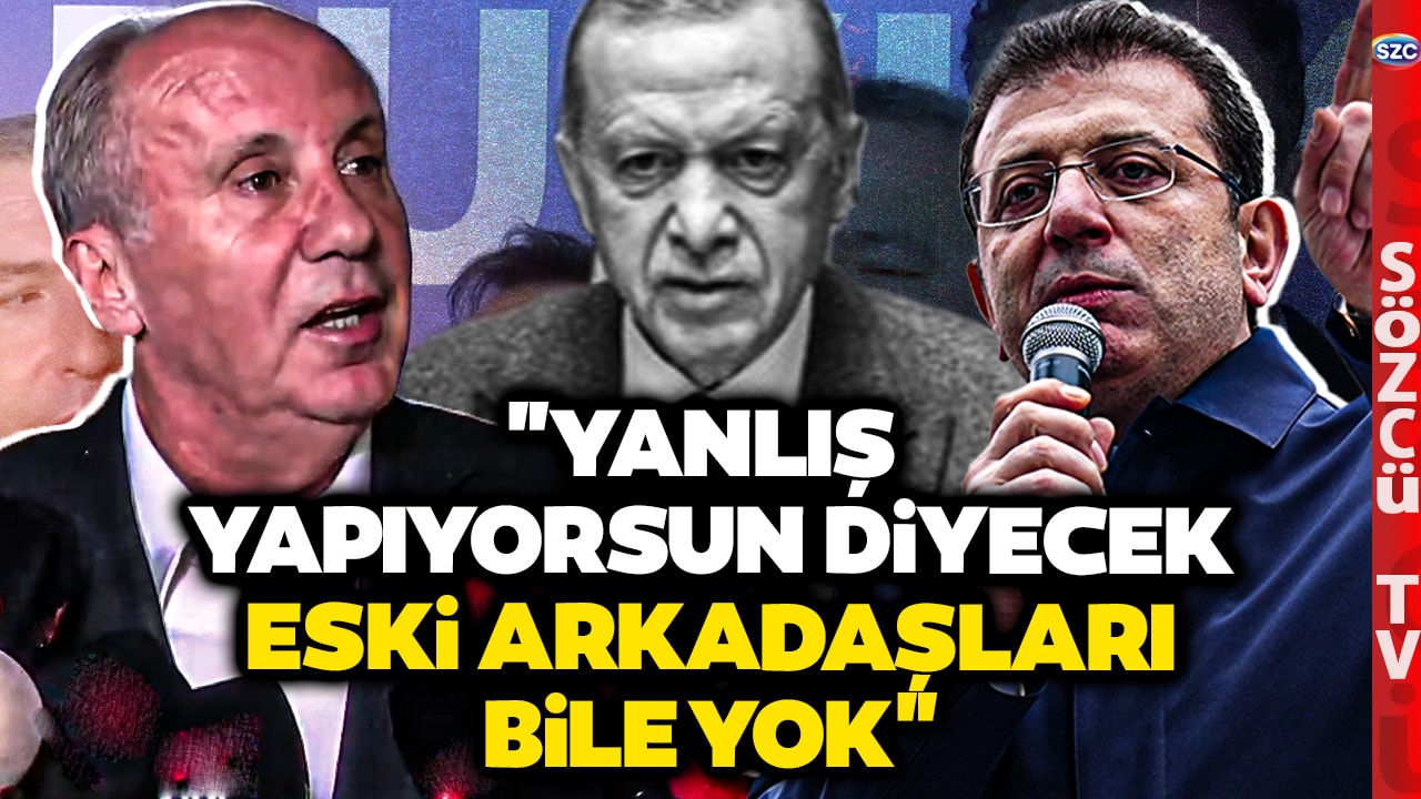 Muharrem İnce Saraçhane'den Erdoğan'a Haykırdı! Ekrem İmamoğlu'na Tam Destek Açıkladı