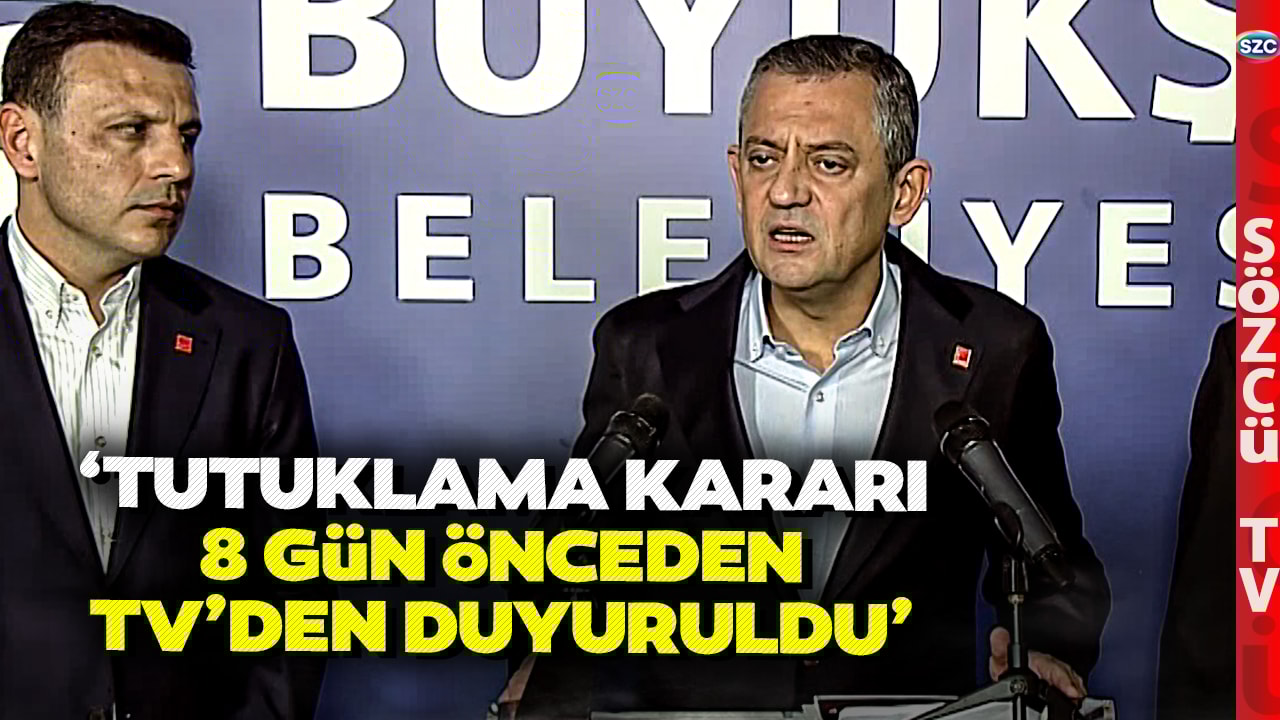 Özgür Özel'in İddiası Ankara'yı Sallar! Ekrem İmamoğlu Kararı Daha Günler Önce TV'den Duyurulmuş!