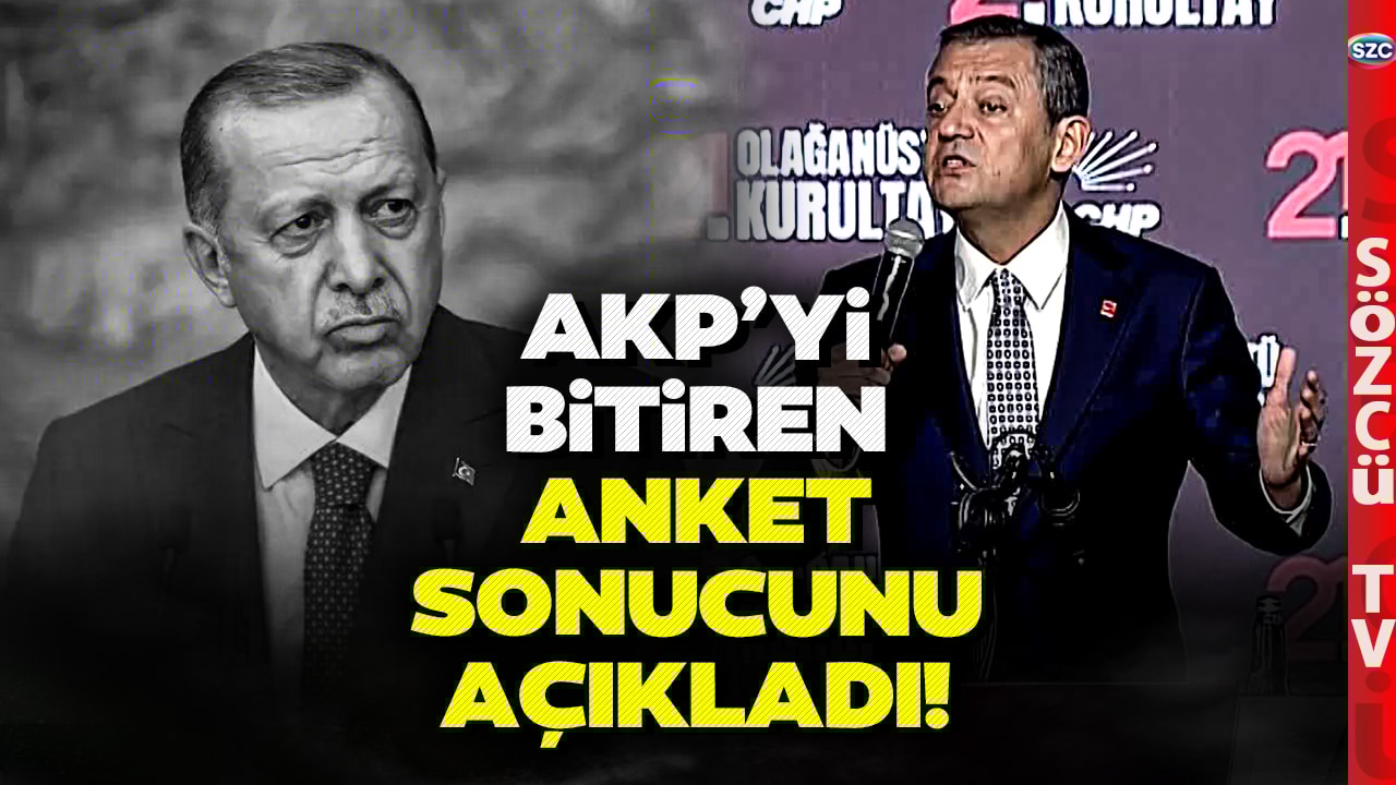 CHP'den AKP'ye Ezici Üstünlük! Özgür Özel Erdoğan'ın Yaptırdığı Anketi Açıkladı Yer Yerinden Oynadı