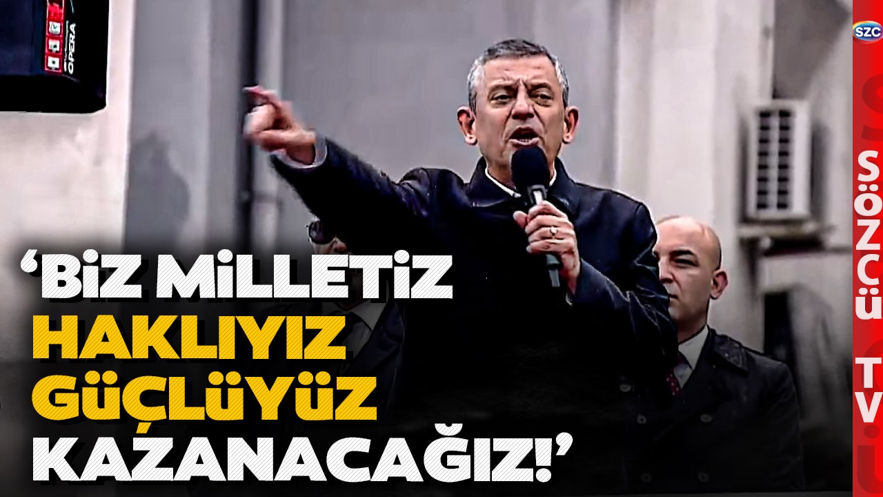'Siz Kim Oluyorsunuz' Özgür Özel Samsun Meydanları İnletti Erdoğan'a Hesap Sordu