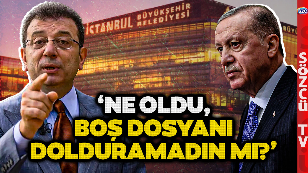Ekrem İmamoğlu'ndan Erdoğan'a Tarihi Soru! İBB Operasyonlarının Sebebi Açıkladı Çok Sert Çıktı