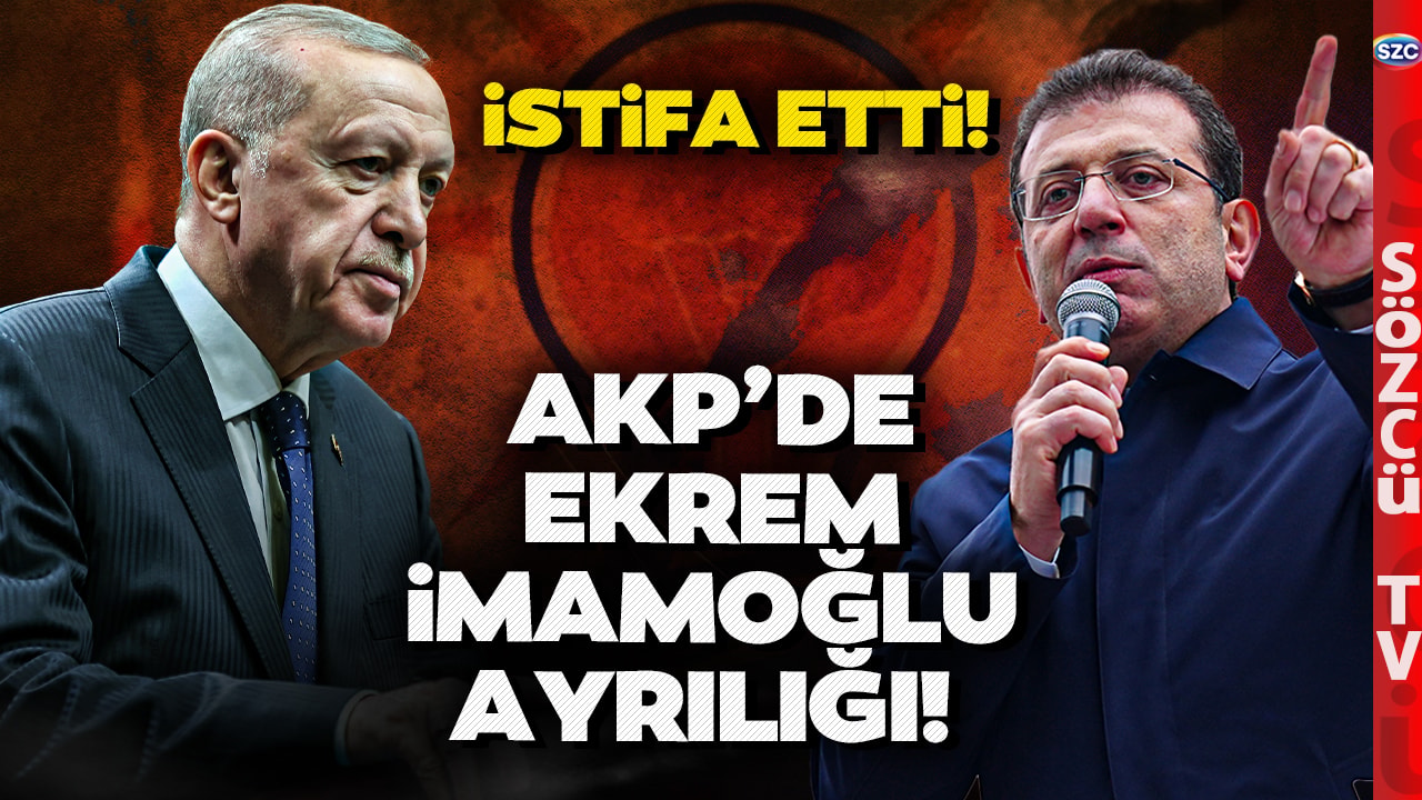 AKP'de Ekrem İmamoğlu Çatlağı! O İsim Meclis Kürsüsünden İstifa Etti! CHP'liler Ayakta Alkışladı