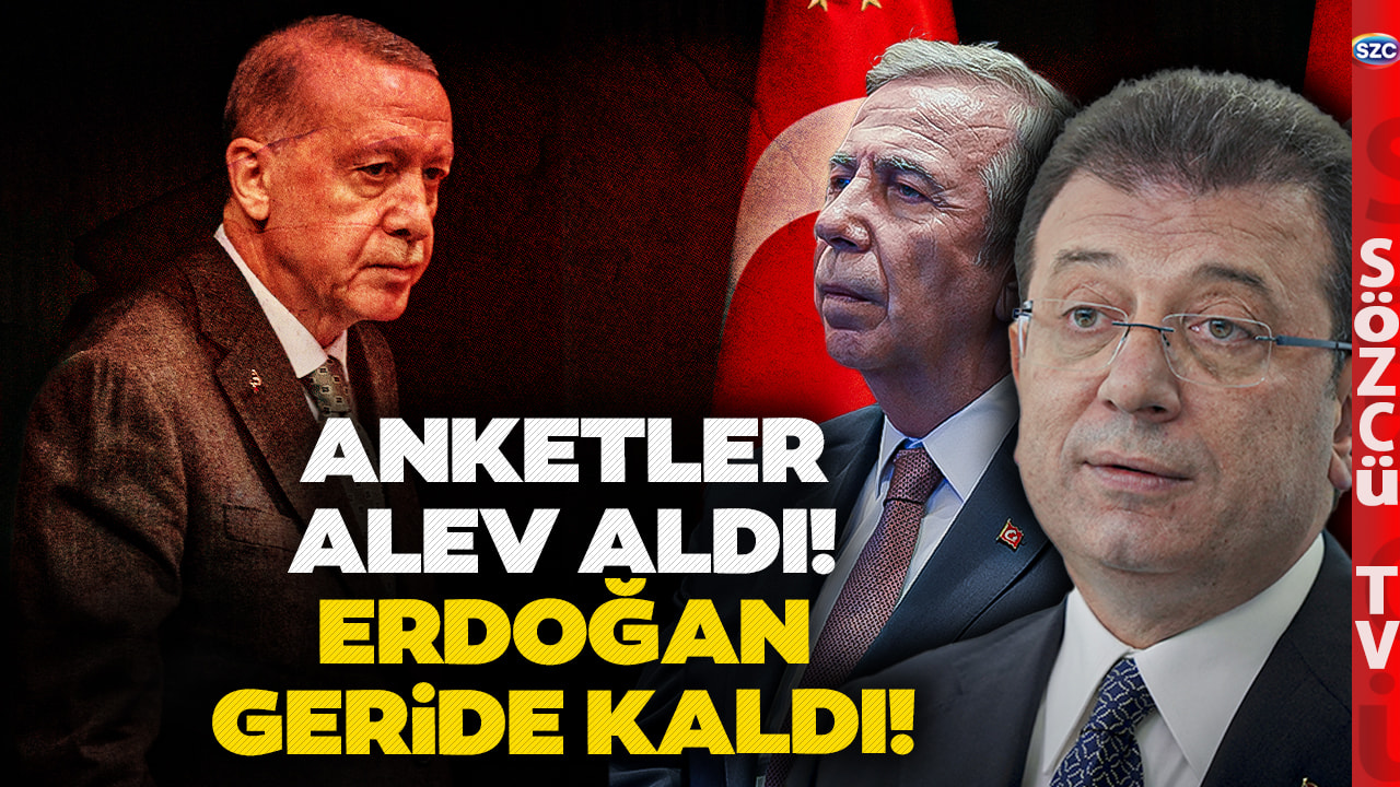 Son Dönemin En Çarpıcı Anketi! Erdoğan'a Tarihi Fark! Mansur Yavaş ve Ekrem İmamoğlu Fırtınası