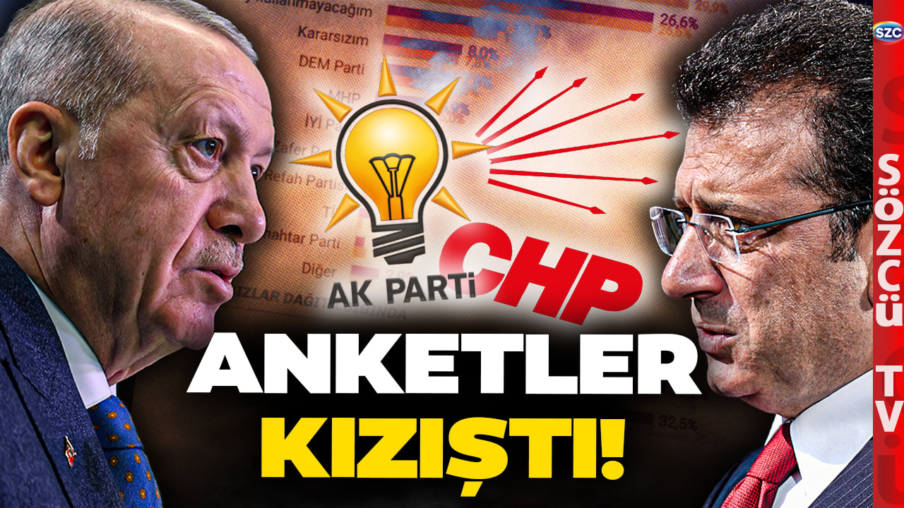 Bu Pazar Seçim Olsa... Anketler Sil Baştan! AKP CHP Kafa Kafaya