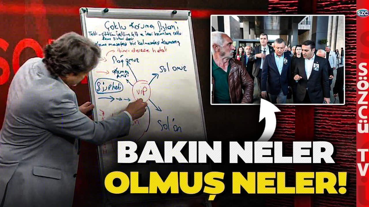 Özgür Özel'in Korunmasında Hatalar Silsilesi! Savaş Kurtbaba Tahtada Anlattı Ağızlar Açık Kaldı