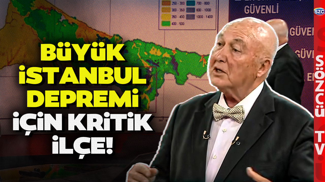 'Büyük İstanbul Depremi Orada Olacak!' Övgün Ahmet Ercan Haritada Kritik İlçeyi Açıkladı!