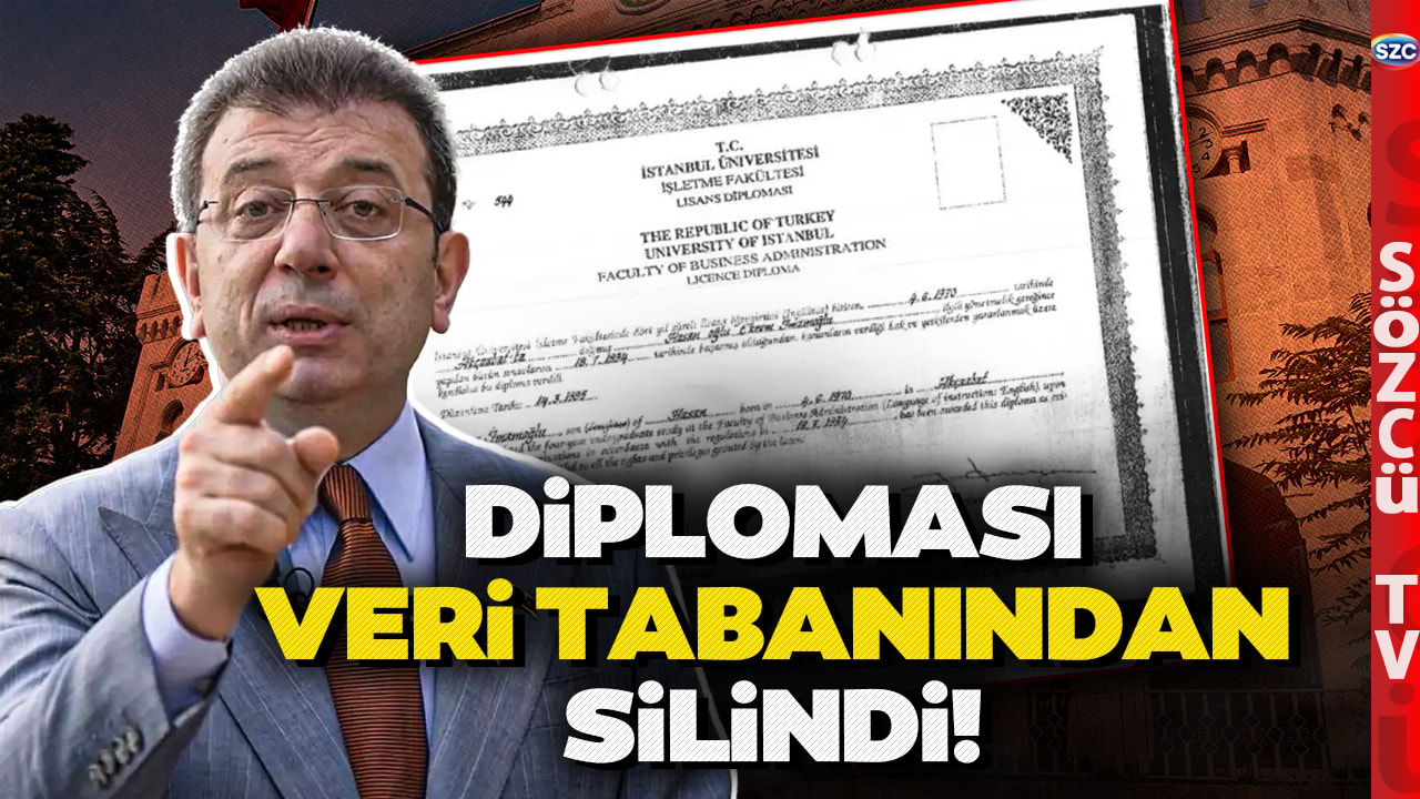 Ekrem İmamoğlu'nun Diploması Veri Tabanından Silindi! Özgür Özel'den Gündeme Oturacak Cevap
