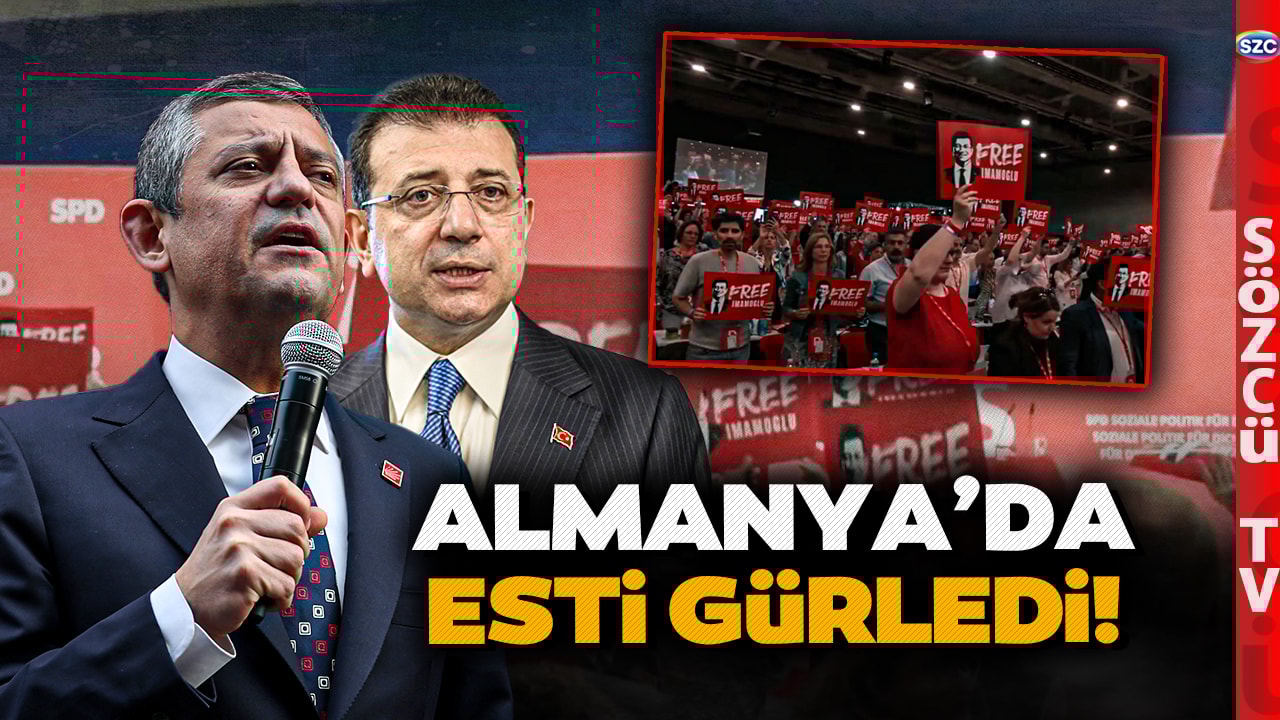 'ASLA VAZGEÇMEYECEĞİZ' Özgür Özel Almanya'da Fırtına Gibi Esti! Dakikalarca Ayakta Alkışlandı