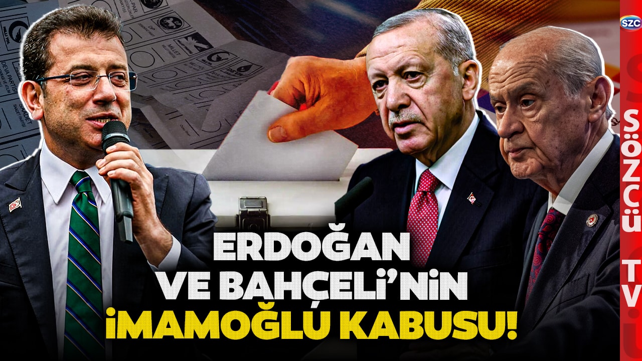AKP - MHP Seçmeninden Sert Tepki! Anketlerde Erdoğan ve Devlet Bahçeli'ye Ekrem İmamoğlu Şoku
