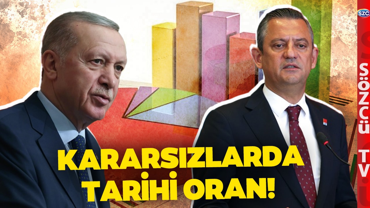 Son Anket Sonucu Ortaya Çıktı! Kararsızlarda Tarihi Oran! AKP'nin Oyları CHP'nin...