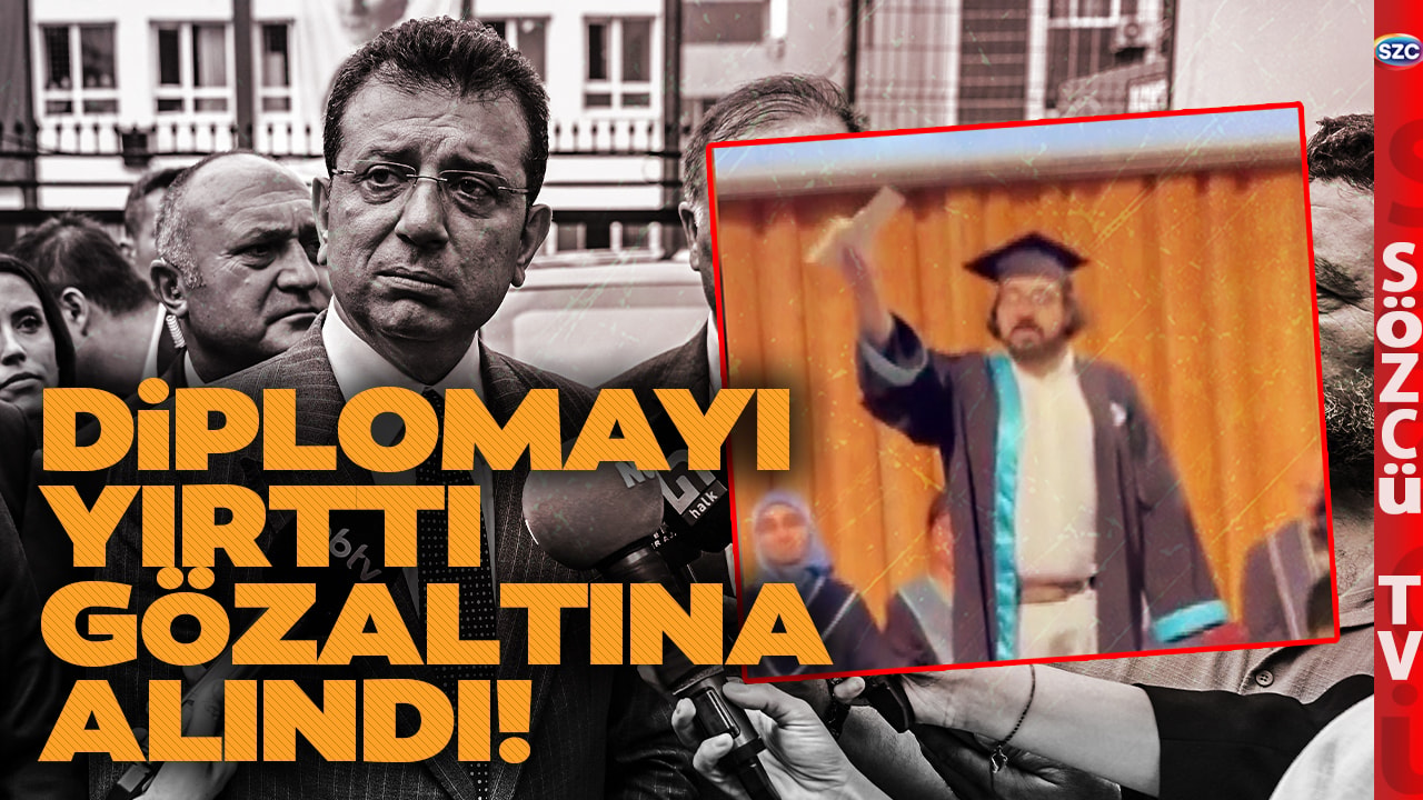 Boğaziçi Öğrencisi Diplomasını Yırttı Ekrem İmamoğlu'na Destek Oldu! Gözaltına Alındı