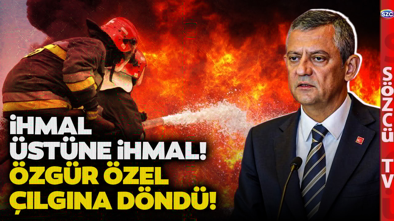 İtfaiyecilerin Ekipman Yetersizliği Özgür Özel'i Çileden Çıkardı! İktidara Ateş Püskürdü