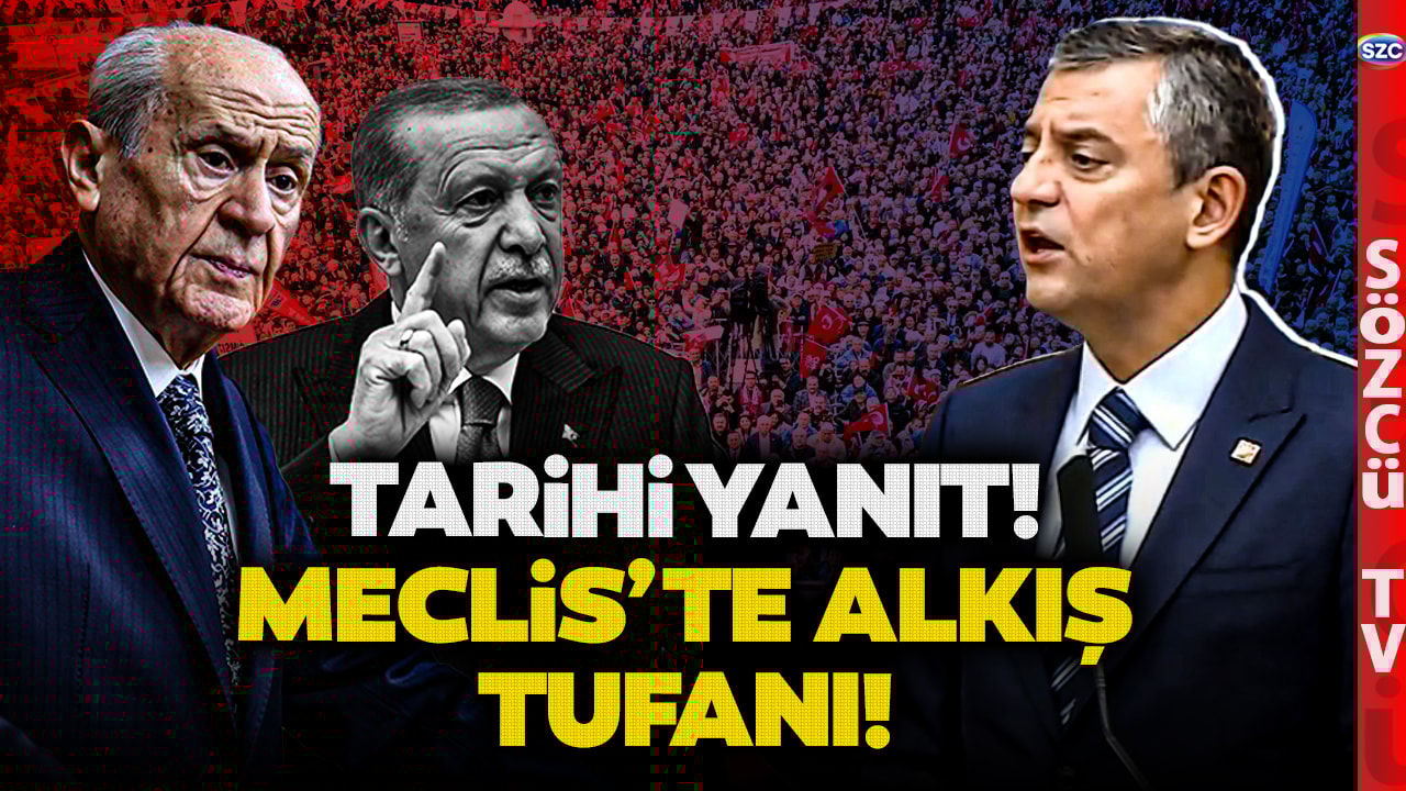 'Sokaklar Meydanlar Bizim' Özgür Özel'den Bahçeli'ye Darbe Yanıtı! Erdoğan'a Hodri Meydan Çekti