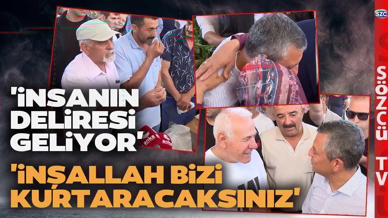 Özgür Özel'in Pazar Ziyaretinde Vatandaştan Erdoğan İsyanı! 'Bizi Zulümden Kurtarın'