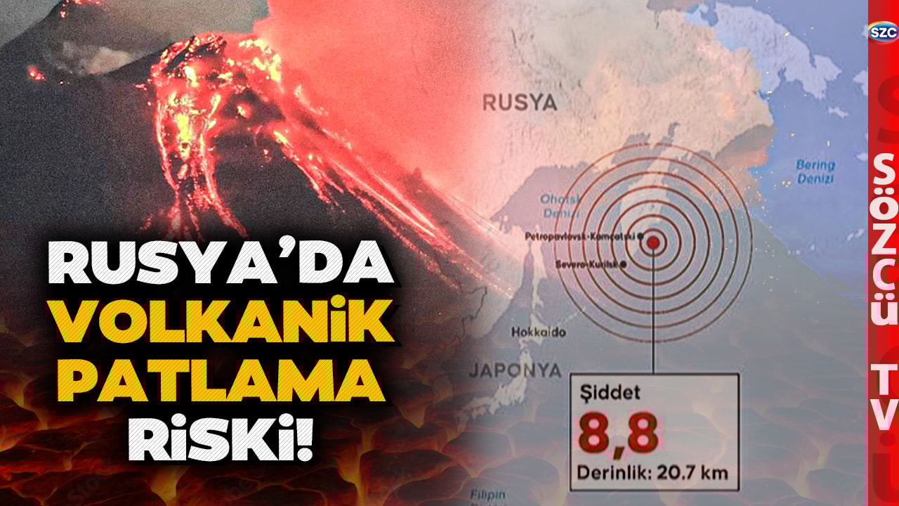 Rusya'da ki 8,8'lik Deprem'de Volkanik Patlama Riski! Deprem Uzmanından Kritik Sözler