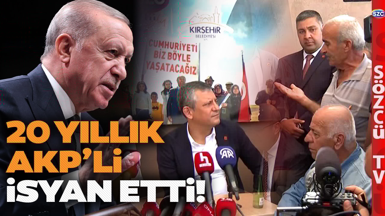 20 Yıllık AKP'liyim Diyen Emekli Özgür Özel'e Böyle İsyan Etti! 'Ekmek Alacak Durumda Değilim'