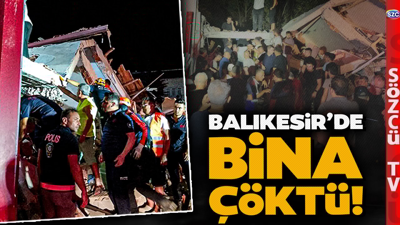 Balıkesir Sındırgı'da Kurtarma Çalışmaları Sürüyor! Yaralılar Enkazdan Çıkarılıyor!