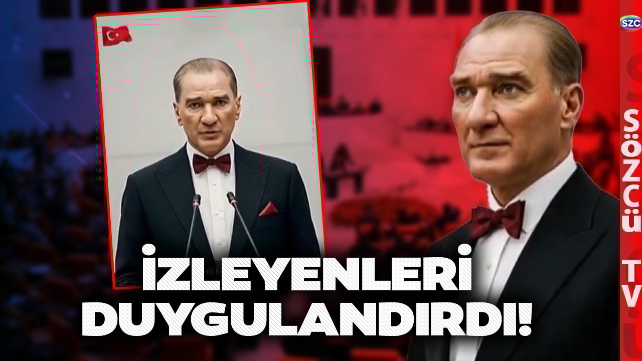 Atatürk Yapay Zeka ile Canlandırıldı! Dinleyenlere Duygusal Anlar Yaşatacak Görüntüler