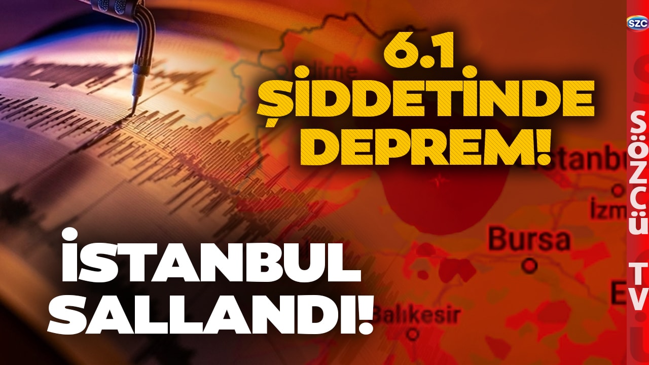 Balıkesir'de 6.1 Şiddetinde Deprem Oldu! İstanbul Sallandı! İşte Anbean Yaşananlar