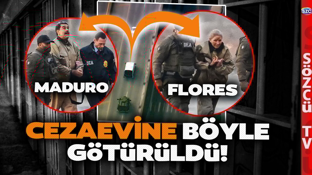 Tarihi Anlar! Maduro Cezaevine Böyle Götürüldü! O Detay Gündeme Bomba Gibi Düşecek