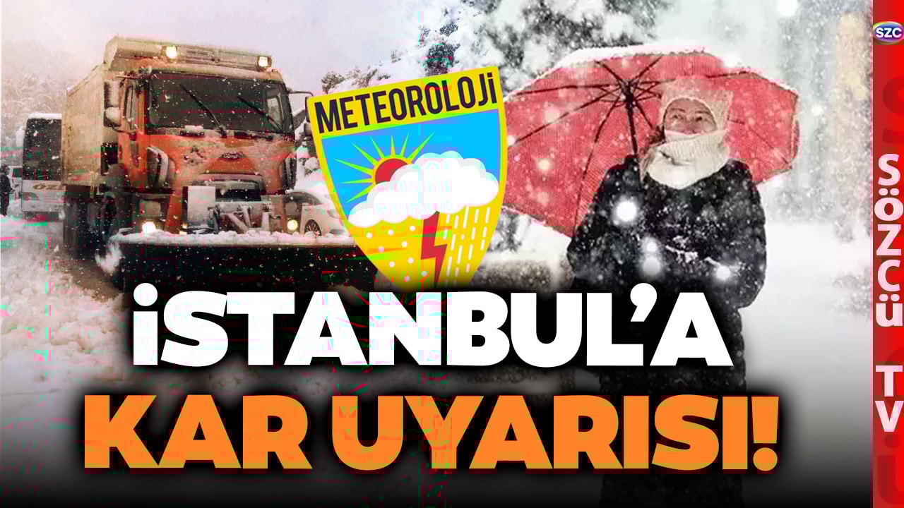 İstanbul'a Kar Geliyor! AKOM Tarih Vererek Uyardı! Atkı ve Bereleri Hazırlayın