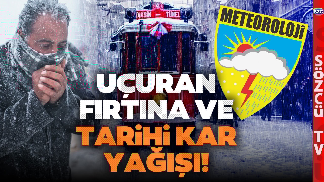 Meteoroloji Uzmanı Tarih ve Saat Verdi! İstanbul'a Efsane Kar Yağışı Geliyor!
