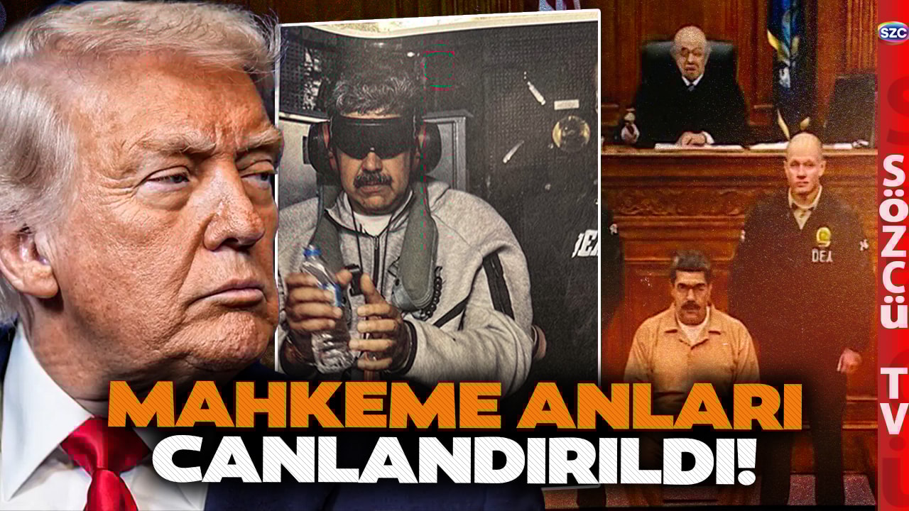 Maduro için Sarsıcı Suçlamalar! Yapay Zeka Maduro'nun Olası Mahkeme Anlarını Canlandırdı