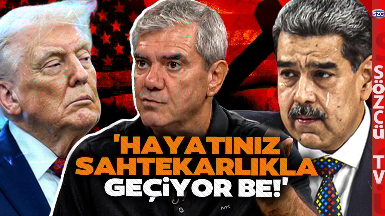 'Kafanda Armut Gibi Çuvalla Geziyorsun' Yılmaz Özdil'den Medya Çıkışı! Trump Maduro Sözleri