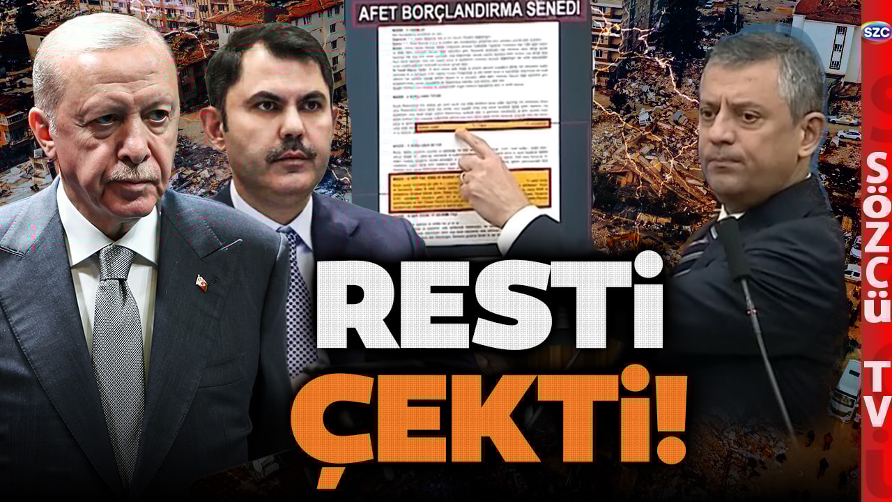 Özgür Özel'den Murat Kurum'u Terletecek Deprem Sorusu! Erdoğan'a Hodri Meydan! Gerçeği Anlattı