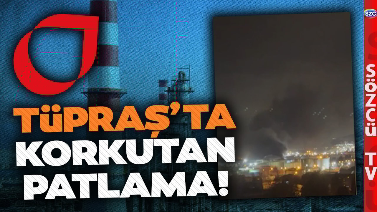 İzmit'te Korkutan Patlama! Körfez Ayağa Kalktı! TÜPRAŞ Rafinerisinden Son Gelişmeler!