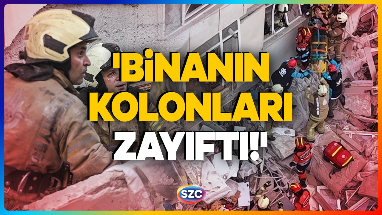 GÖZ GÖRE GÖRE Mİ ÇÖKTÜ? Maltepe'de 7 Katlı Binanın İlk 3 Katı Yerle Bir Oldu!