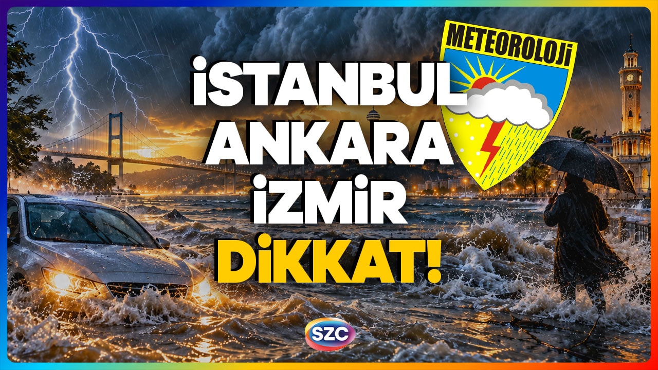 SEL VE FIRTINA GELİYOR! Sarı Kodlu Alarm! 19 İl Kabusu Yaşayacak! İstanbul Ankara İzmir...