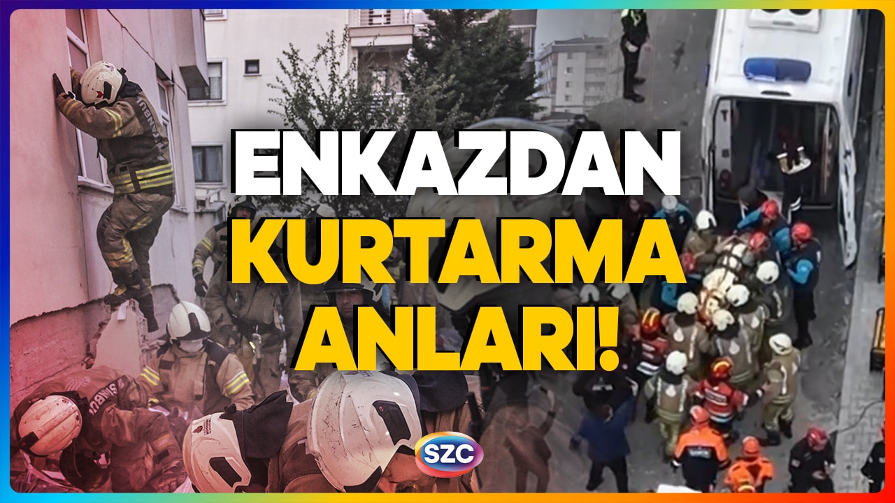 Maltepe'de Facia! Çöken 7 Katlı Binanın Enkazından Genç Kadın Sağ Çıkarıldı! İşte Sıcak Dakikalar