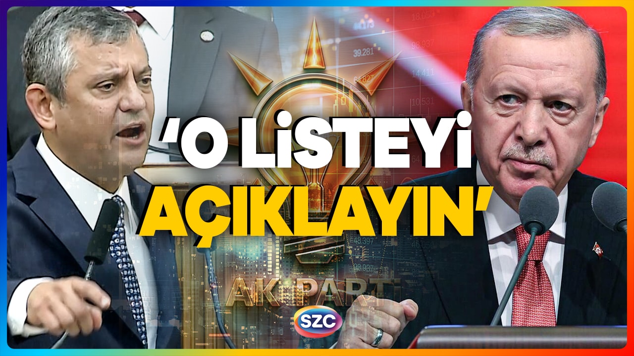 'O Lanetli Listeyi Kendileri Açıklasın' Özgür Özel Meclis'i İnletti! Erdoğan'a Fon Listesi Çağrısı