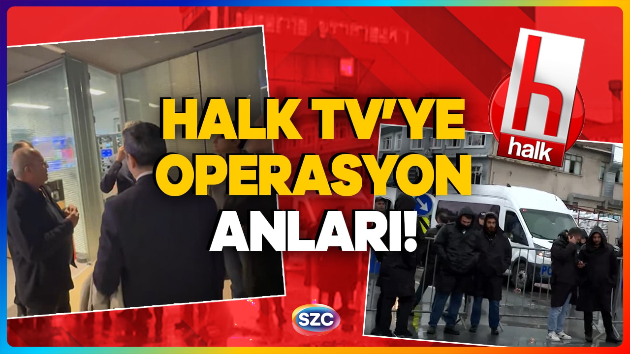 11 Kişi Gözaltında! Halk TV Binasında Polis Araması! Canlı Yayında Operasyon Anları!