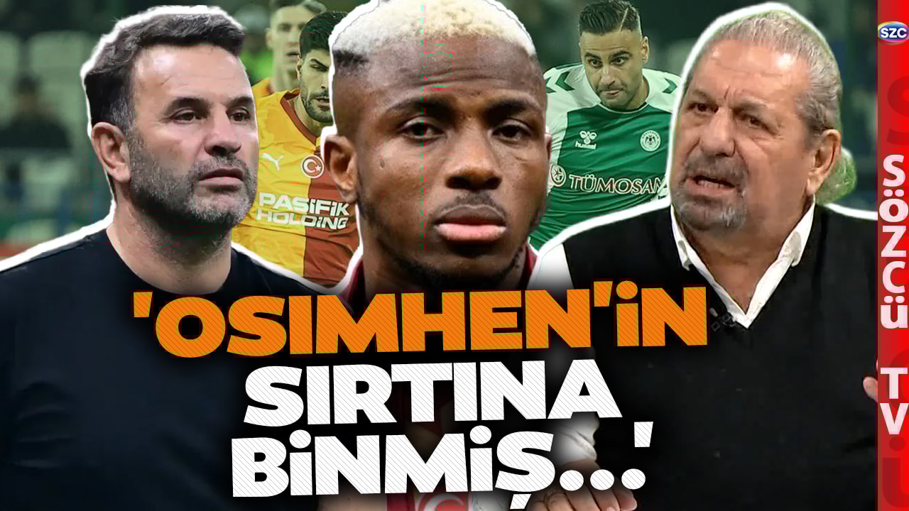 Erman Toroğlu'ndan Okan Buruk Sözleri! Aslan Konya'da Kayıp! 'Osimhen'in Sırtına Binmiş...'