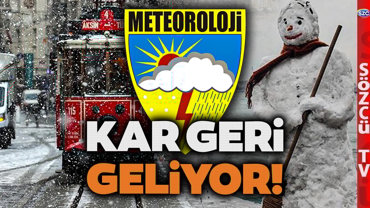 Kar ve Fırtına Geri Geliyor! İstanbul İçin Tarih Verildi! Meteoroloji Sarı Kodla Uyardı!