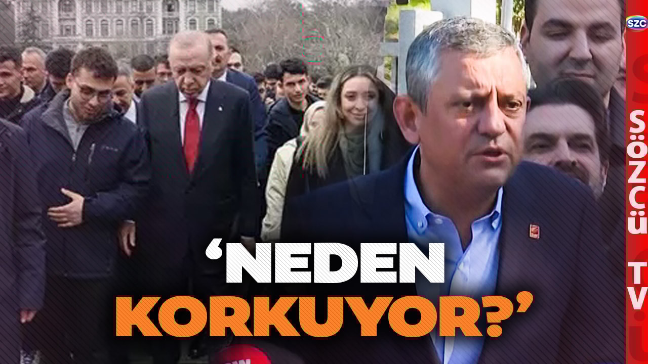 Özgür Özel Erdoğan'ın Boğaziçi Ziyaretine Açtı Ağzını Yumdu Gözünü! "Kara Mizah!"