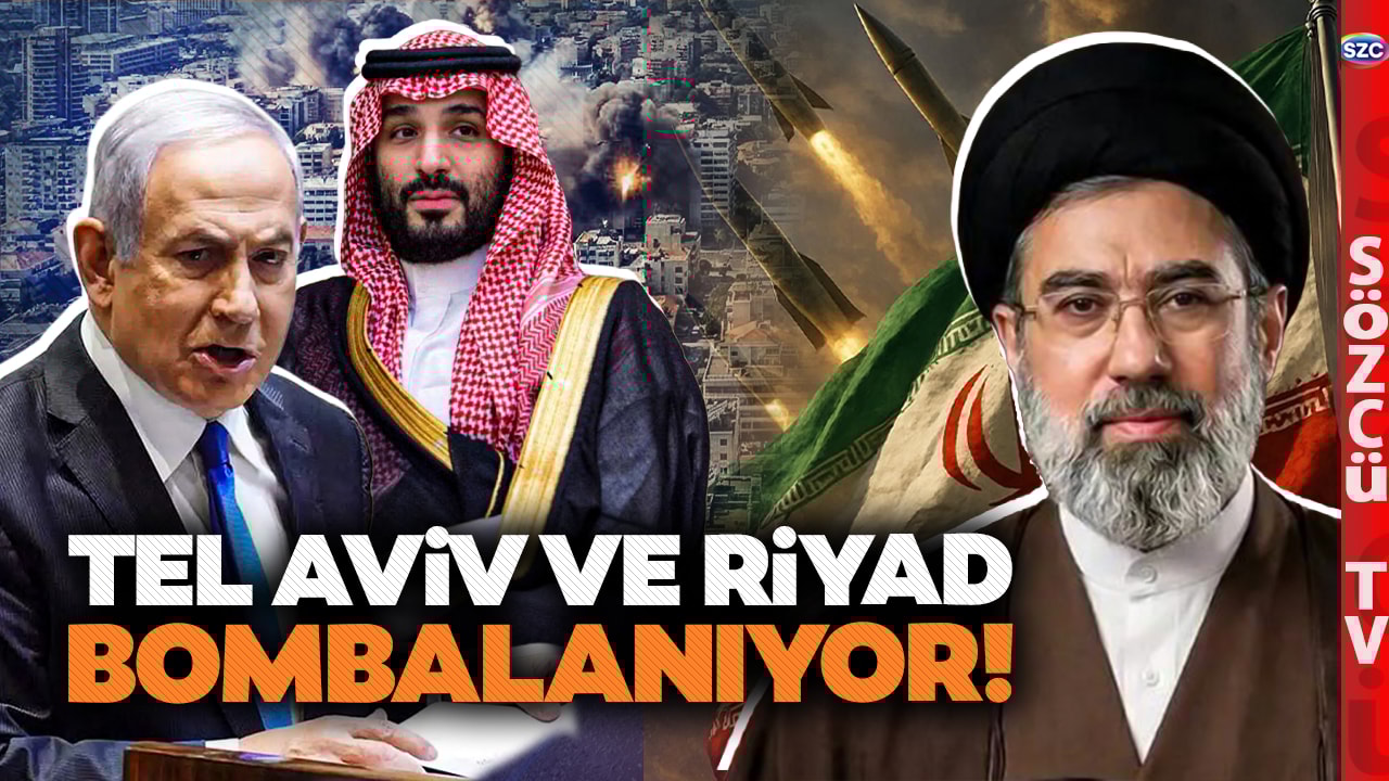 İran Riyad ve Tel Aviv'e Cehennemi Yaşatıyor! Füze ve İHA Yağıyor! Sirenler Durmadan Çalıyor