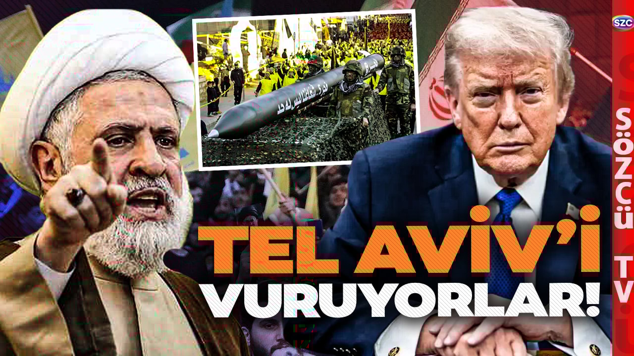 Hizbullah da Savaşa Girdi! İran'ın Füzeleri Tel Aviv'e Cehennemi Yaşatıyor! Trump Düğmeye Bastı