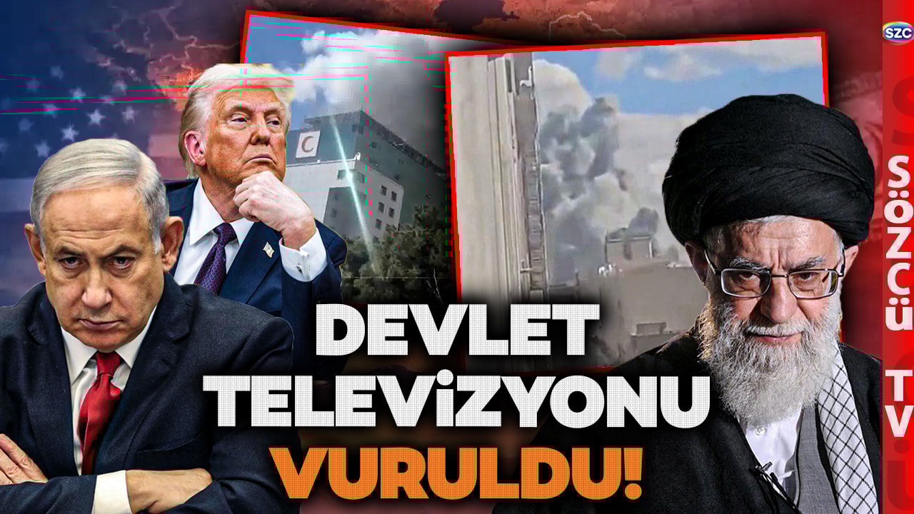 Tahran Alev Alev Yanıyor! İsrail'den Yeni Saldırı Dalgası! İran Devlet Televizyonu Vuruldu
