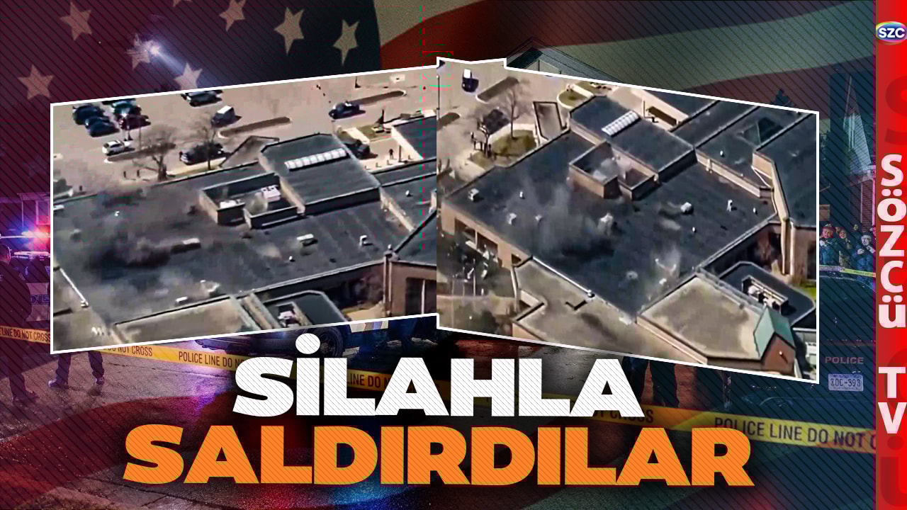 Dünya Bu Görüntüleri Konuşuyor! ABD Michigan'da Sinagog'a Silahlı Saldırı